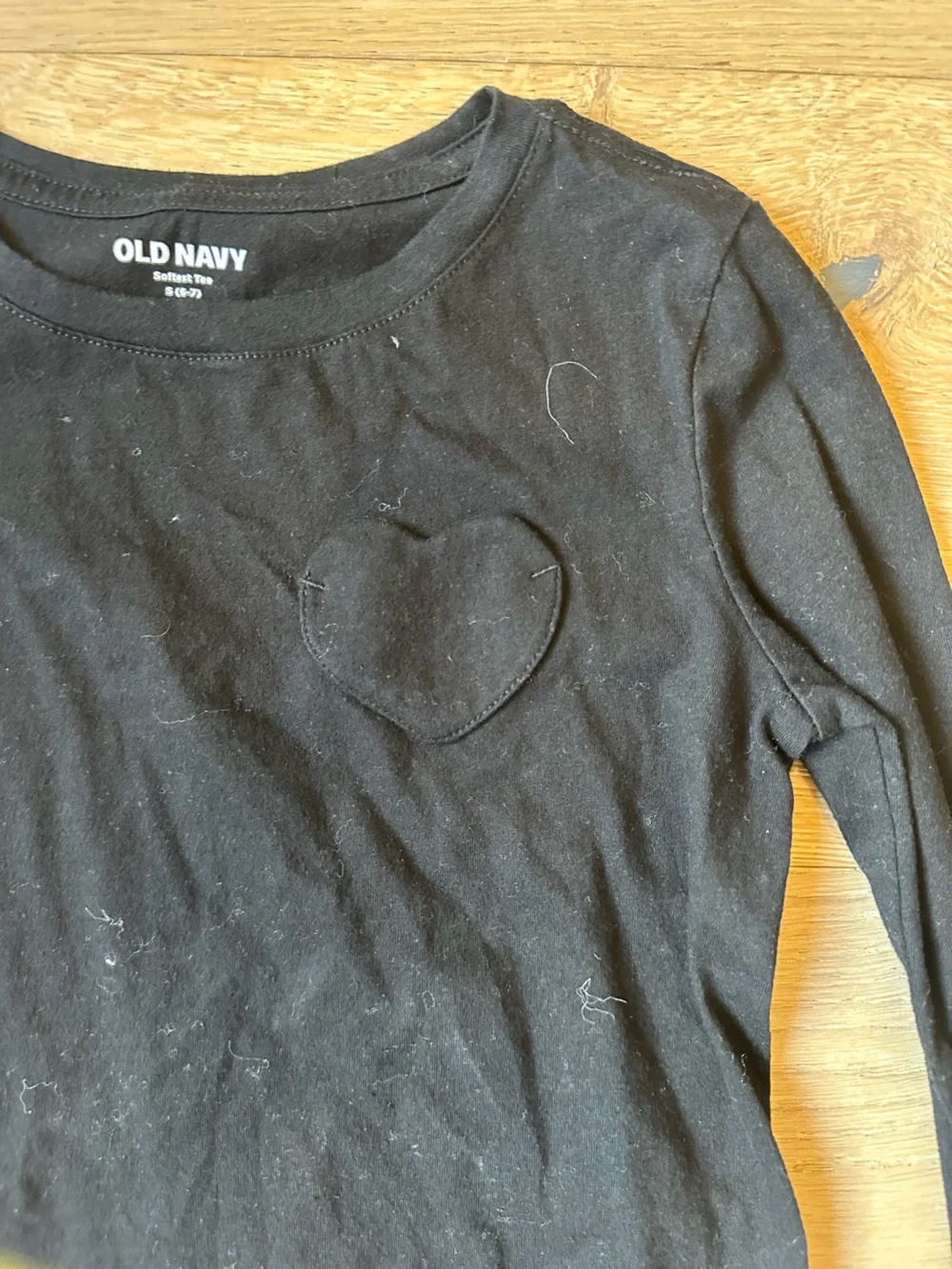 Old Navy Crew Neck Long Sleeve Tee Black S